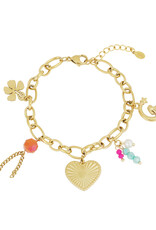 Bedelarmband loop dreams  goud