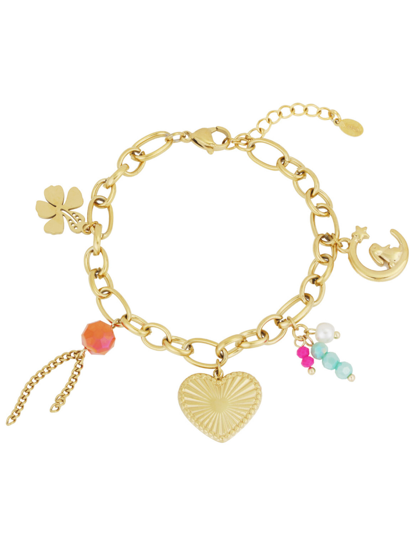 Bedelarmband loop dreams  goud