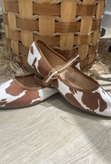 Cow print shoes