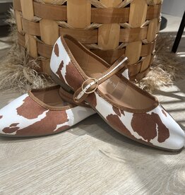 Cow print shoes