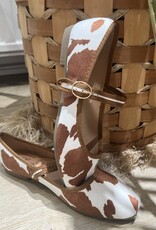 Cow print shoes