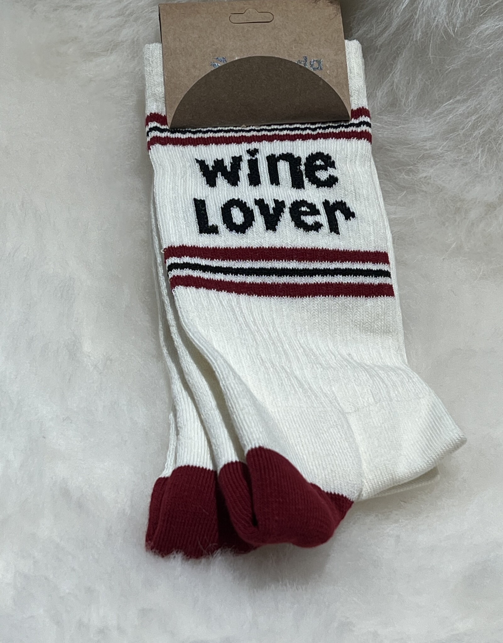 Socks Wine Lover ecru (36-44)
