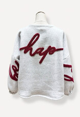 Sweater "be happy"
