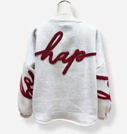 Sweater "be happy"