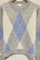 Pull jacquard grey