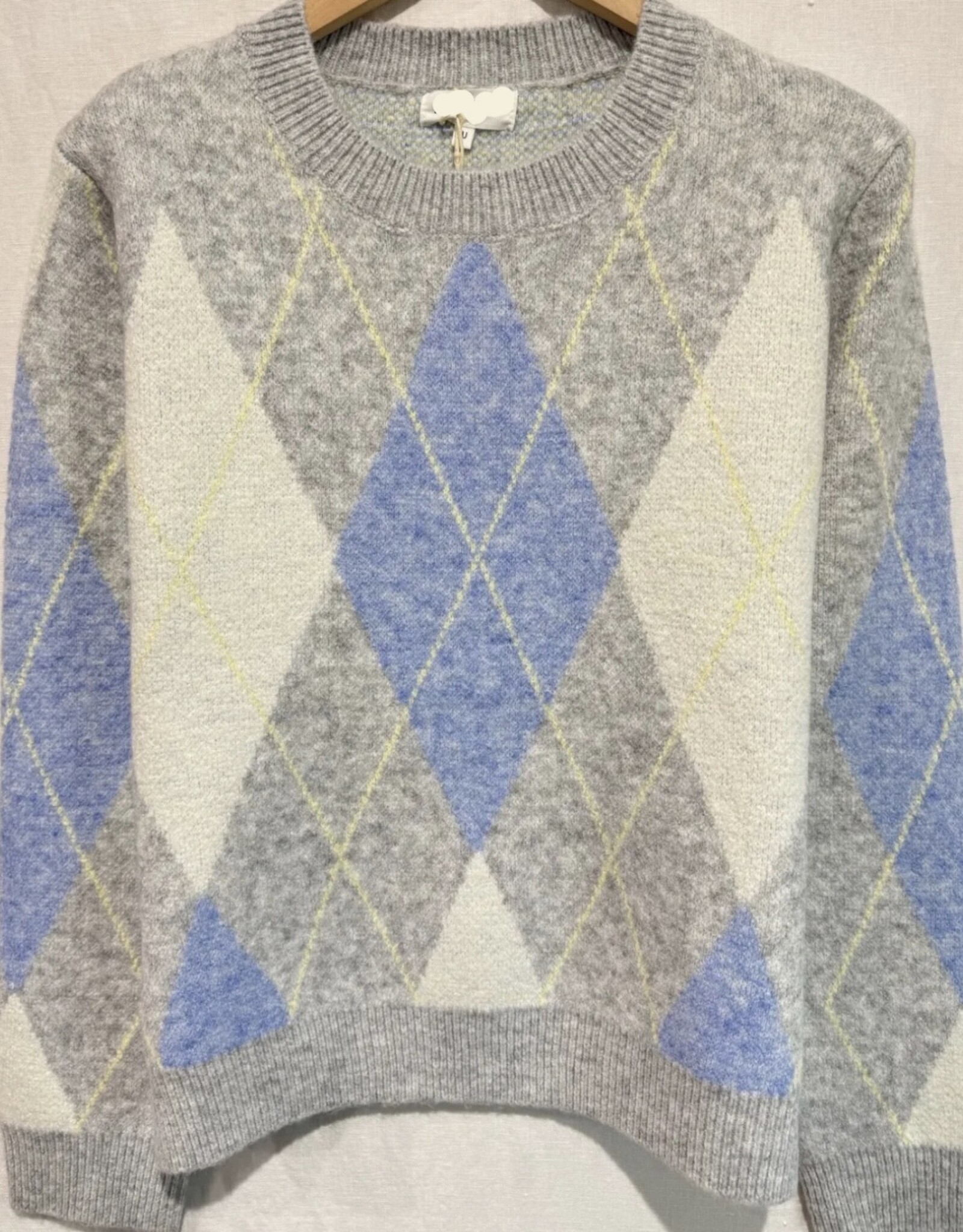 Pull jacquard grey