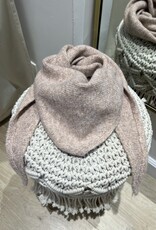 Sjaaltje driehoek effen taupe