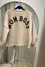 Sweater Momboss beige/bruin