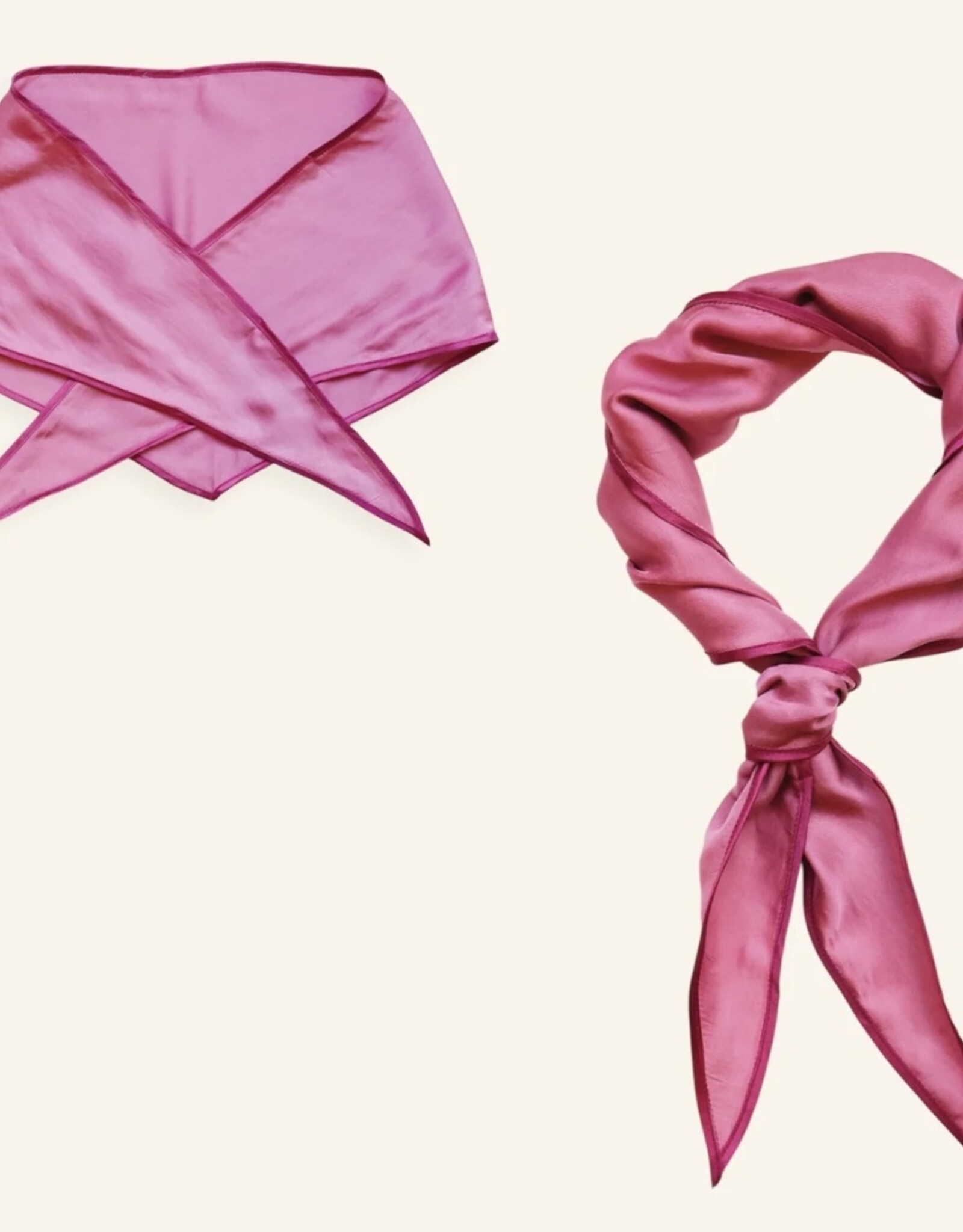 Triangle Scarf Rose bordeaux