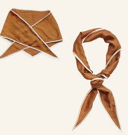 Triangle Scarf caramel creme