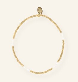 Mini double pearl armband