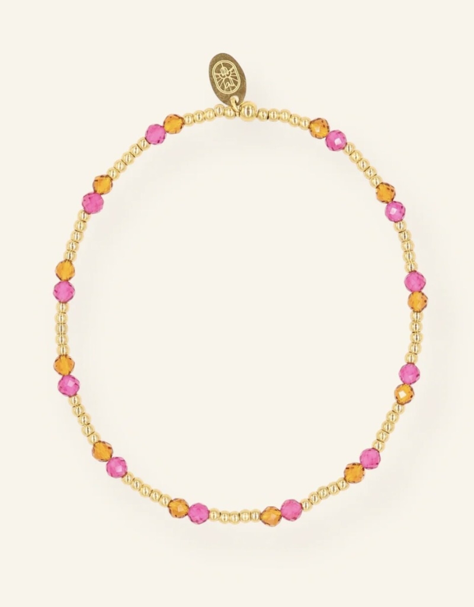 Caramel pink armband