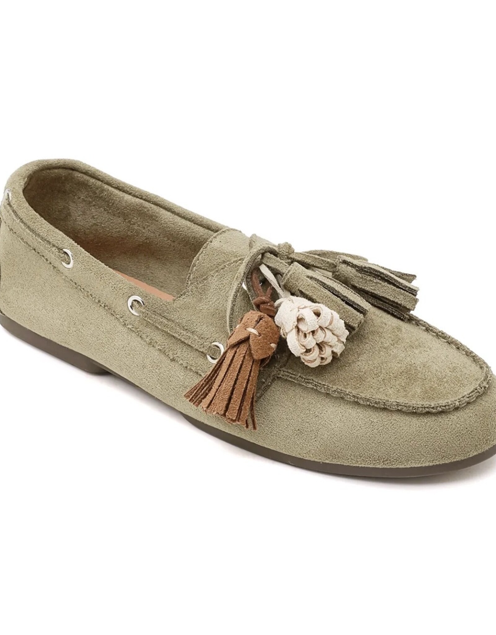 Mocassin met floches
