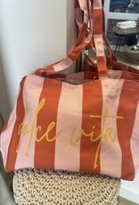Zak "Dolce Vita" oranje/roze 30x40x15cm
