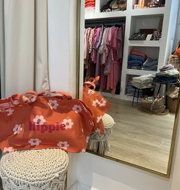 Zak "Hippie" oranje/roze 30x40x15cm