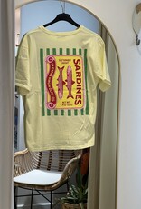 T-shirt Sardines geel