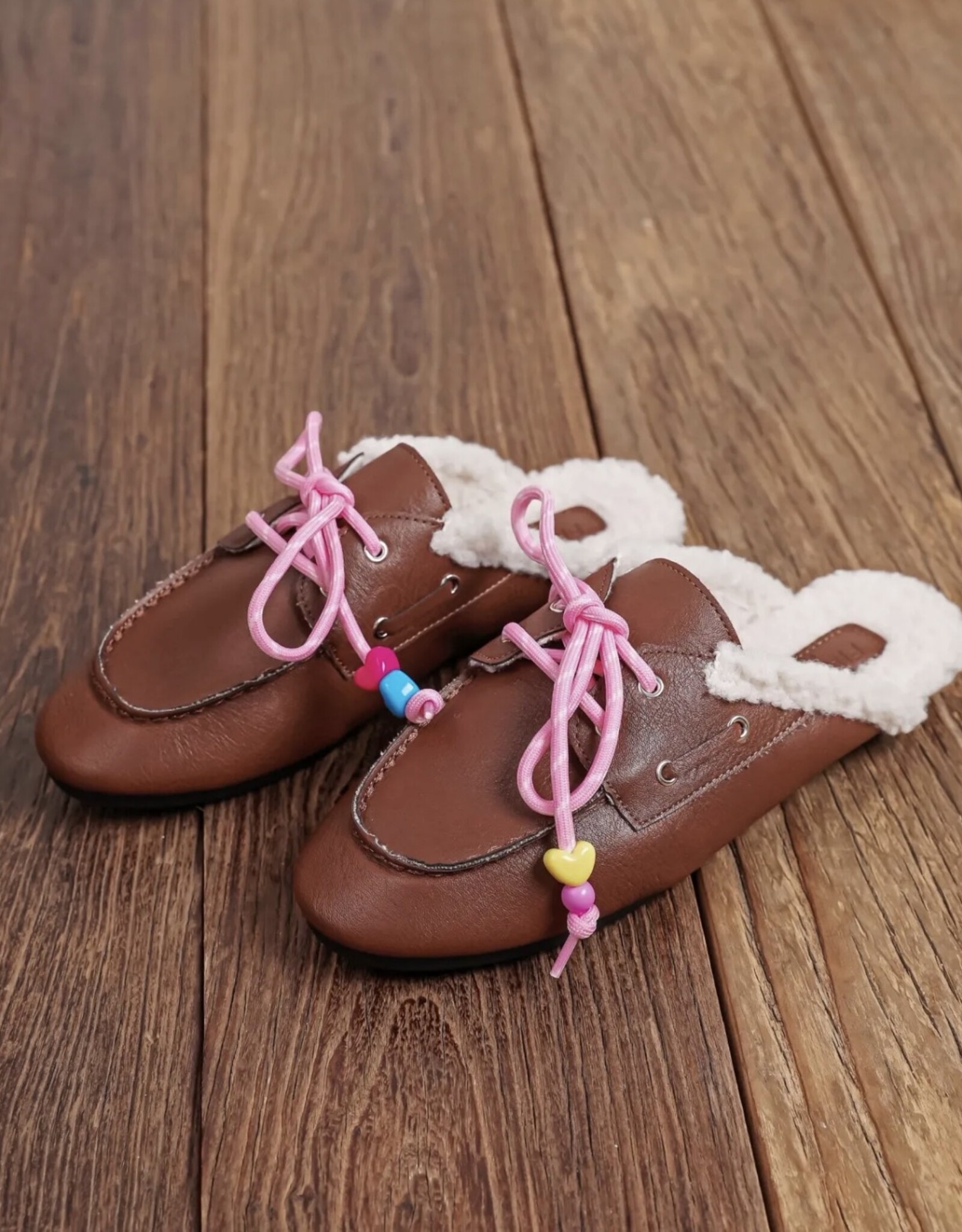 Loafers met teddy