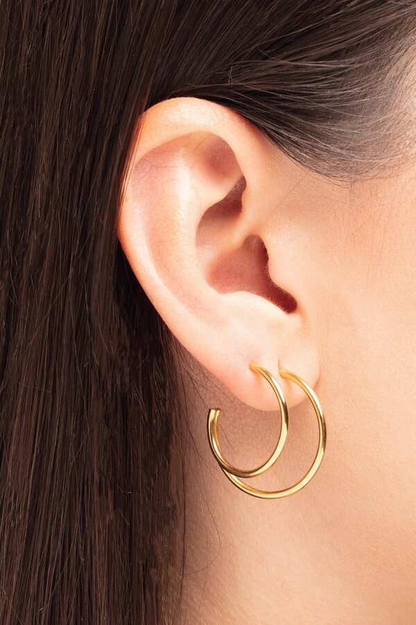 Pair | The Boyscouts Element Hoop | Earring | Gold