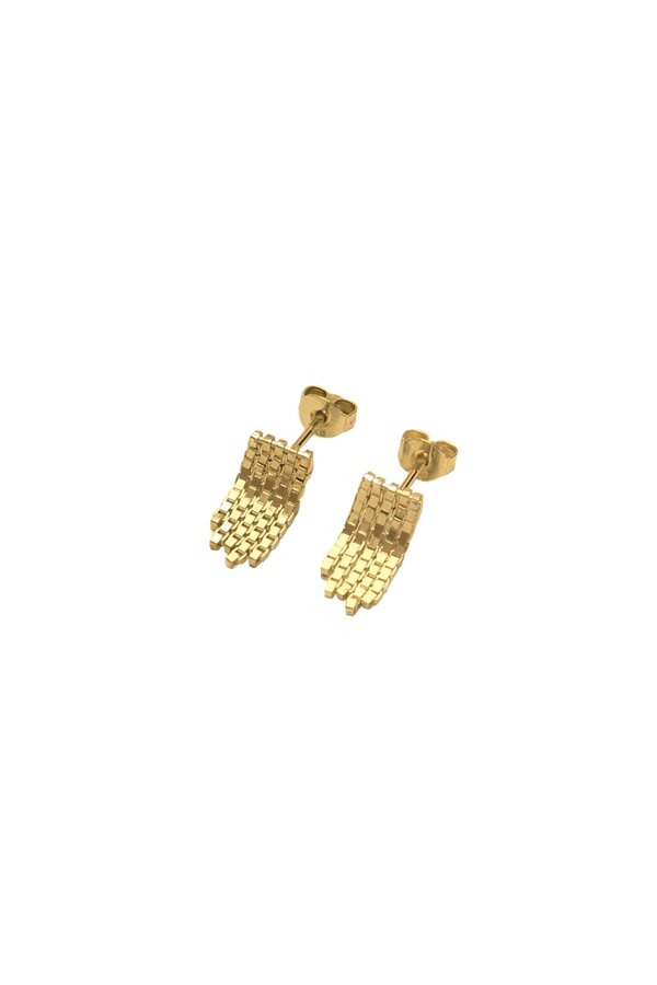 Small | Martine Viergever Disco | Earrings | Goldplated Silver