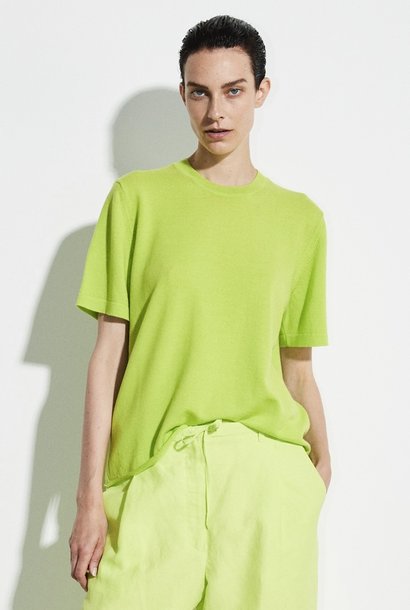 christian wijnants kaitly knitted t-shirt | lime