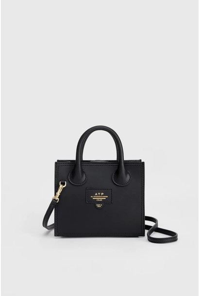 ATP Atelier | Masicelle Mini Handbag | Black Leather