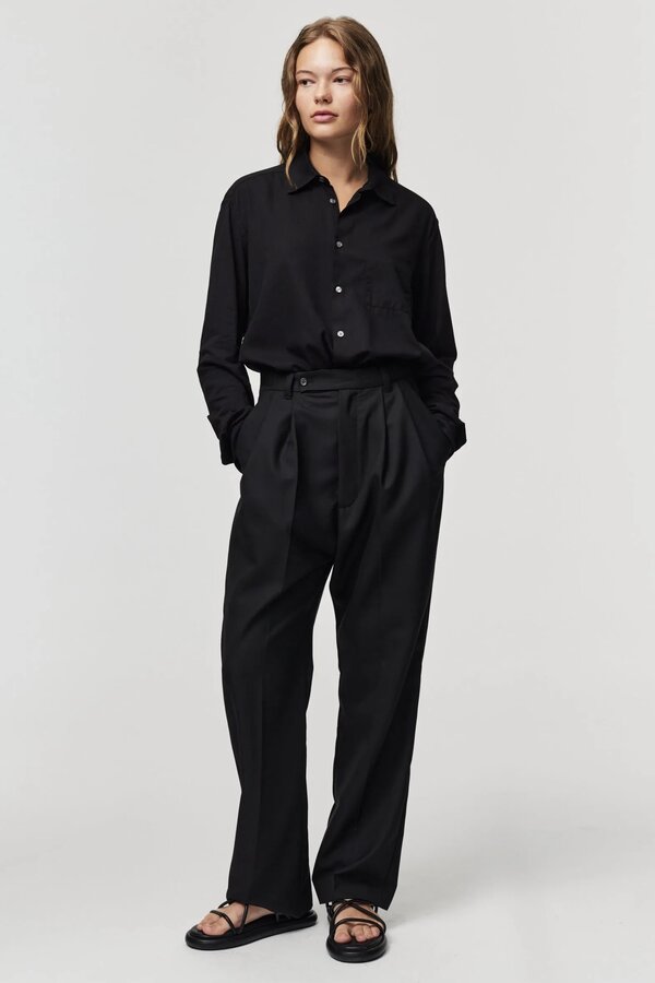 Adnym Atelier | Grand Trousers | Smoke Black