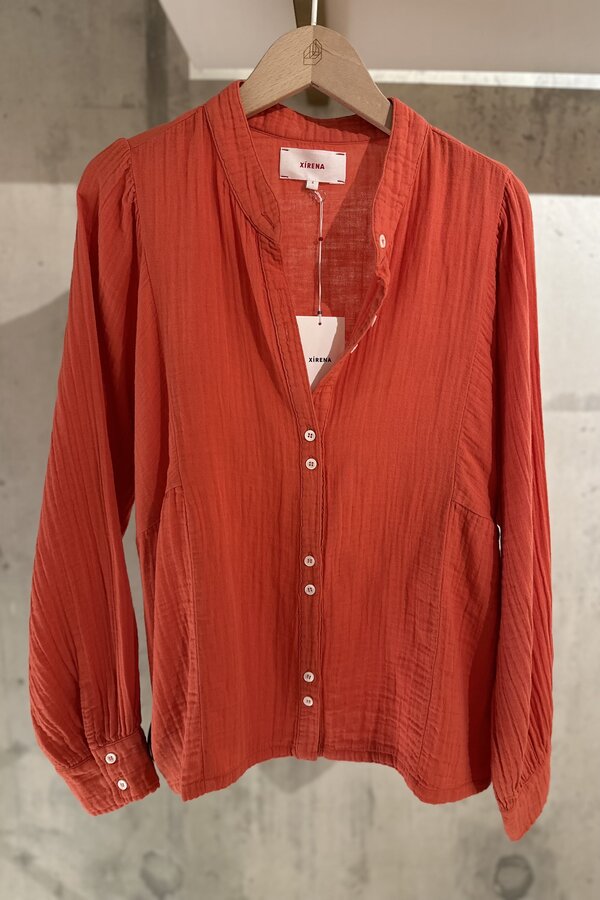 Xírena | Gemma Shirt - X385006 | Paprika