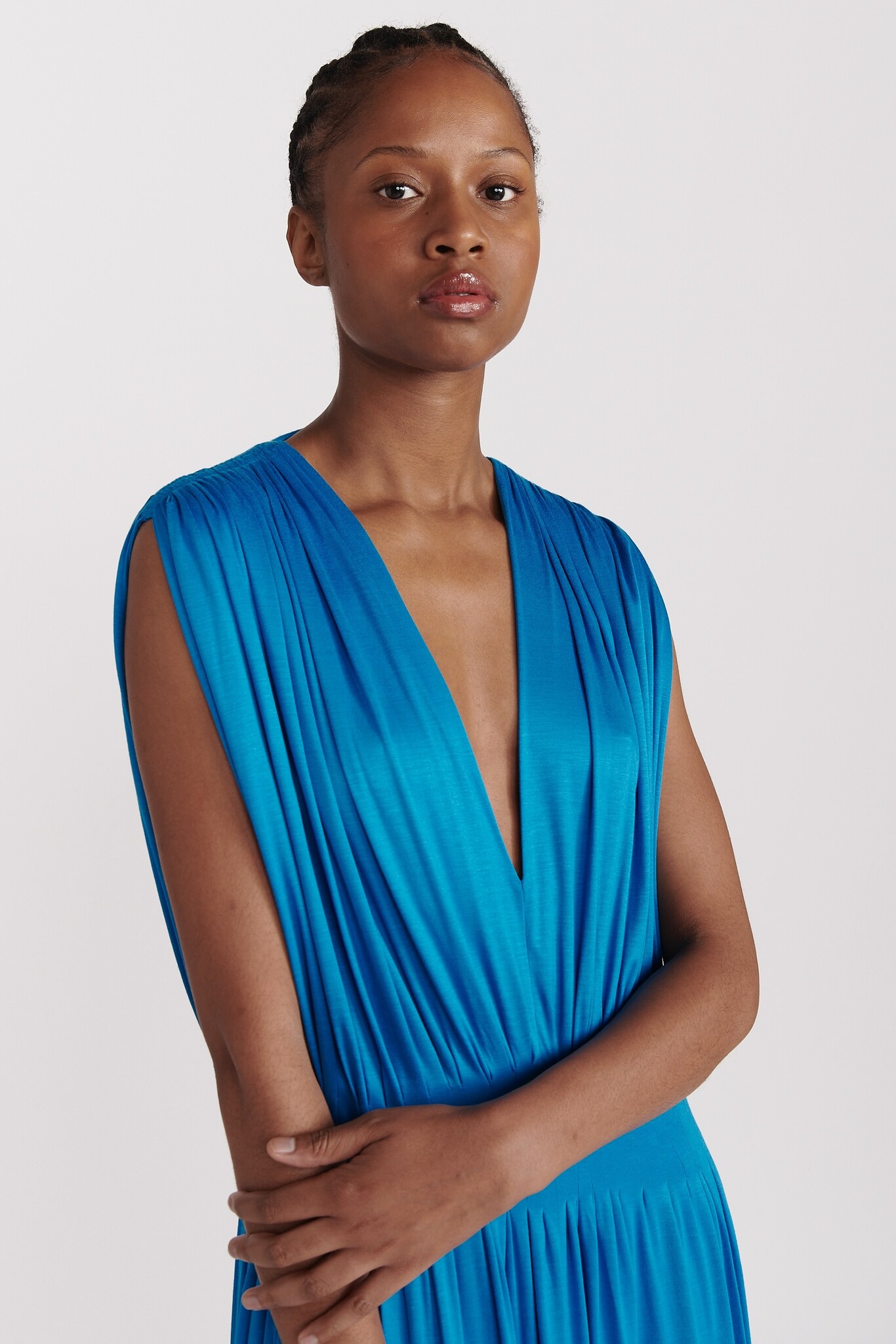 Electric blue dress deals