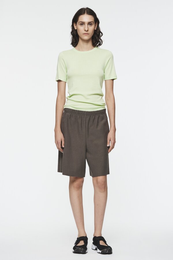 6397 | Cut Off Sweat Short - NP326 | Washed Bark