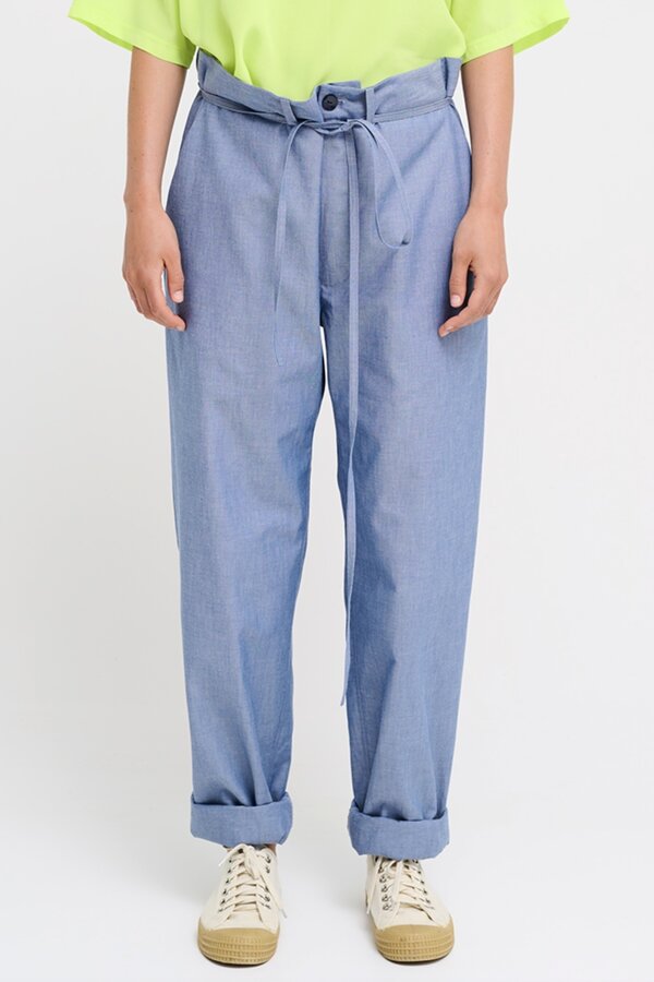 Monique van Heist | Pants Blue | Blue Chambray