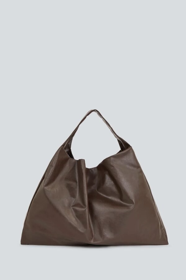 KASSL Editions | Tote Shoulder Bag | Oil Dark Brown