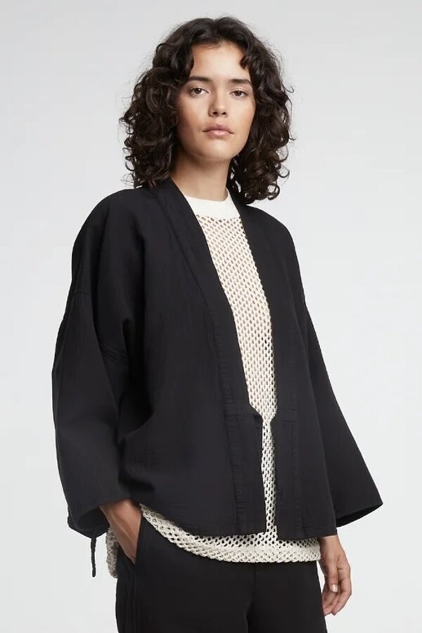 Girls of Dust | Kimono Double Cotton | Black