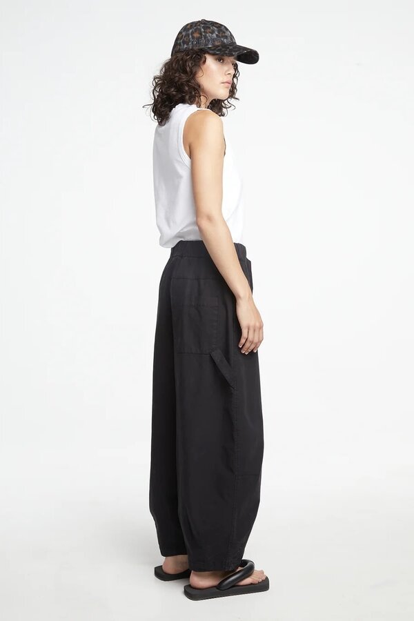 Girls of Dust | Sultan Pants Cotton Linen | Black