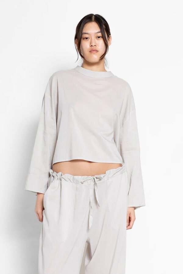Can Pep Rey | Catalina Light Cropped Top | Stone
