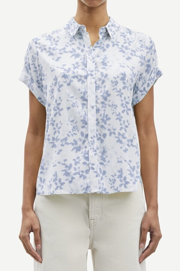 Samsøe Samsøe | Majan ss Shirt 9942 | Meadow Light Blue