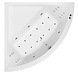 Villeroy & Boch Subway hoekbad composé - combi whirlpool bad - 18 hydrojets - 12 aerojets - 130 x 130 cm Villeroy & Boch Subway hoekbad composé - combi whirlpool bad - 18 hydrojets - 12 aerojets - 130 x 130 cm
