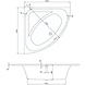 Villeroy & Boch O.Novo Design Whirlpool - Custom - Hoekbad - 145 x 145 cm Villeroy & Boch O.Novo Design Whirlpool - Custom - Hoekbad - 145 x 145 cm