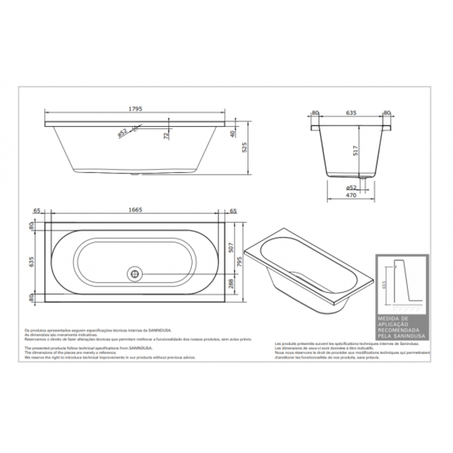 Aqualivo Urby Whirlpool - Hydro Systeem - Elektronisch - 180 x 80 cm