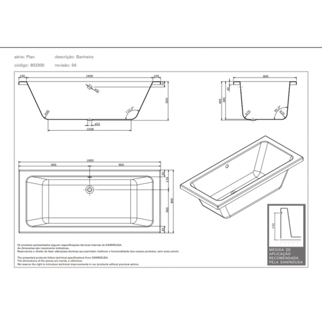 Aqualivo Plan Whirlpool - Hydro Systeem - Elektronisch - 180 x 80 cm
