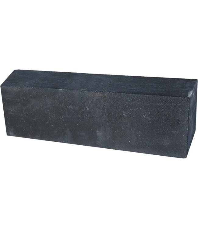 Palissadeblock 15x15x45 cm Zwart