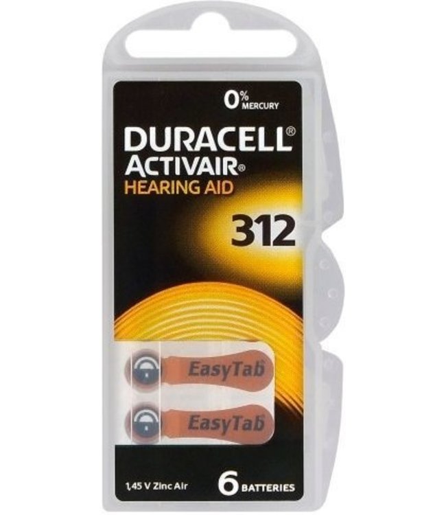 Hoortoestelbatterij type 312