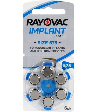 Rayovac Rayovac 675 CI Cochlear Implant