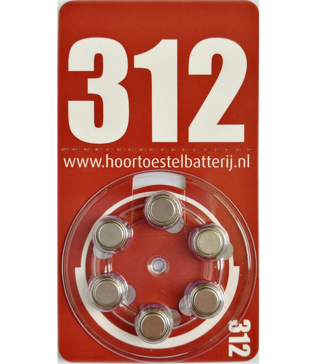 HoortoestelBatterij.nl Huismerk 312