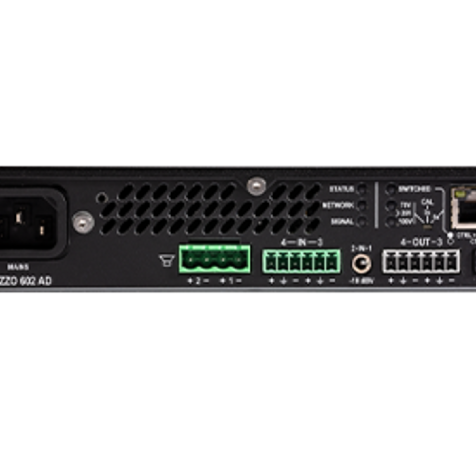 PowerSoft Powersoft Mezzo 602 AD 2-kanaals DSP Dante versterker