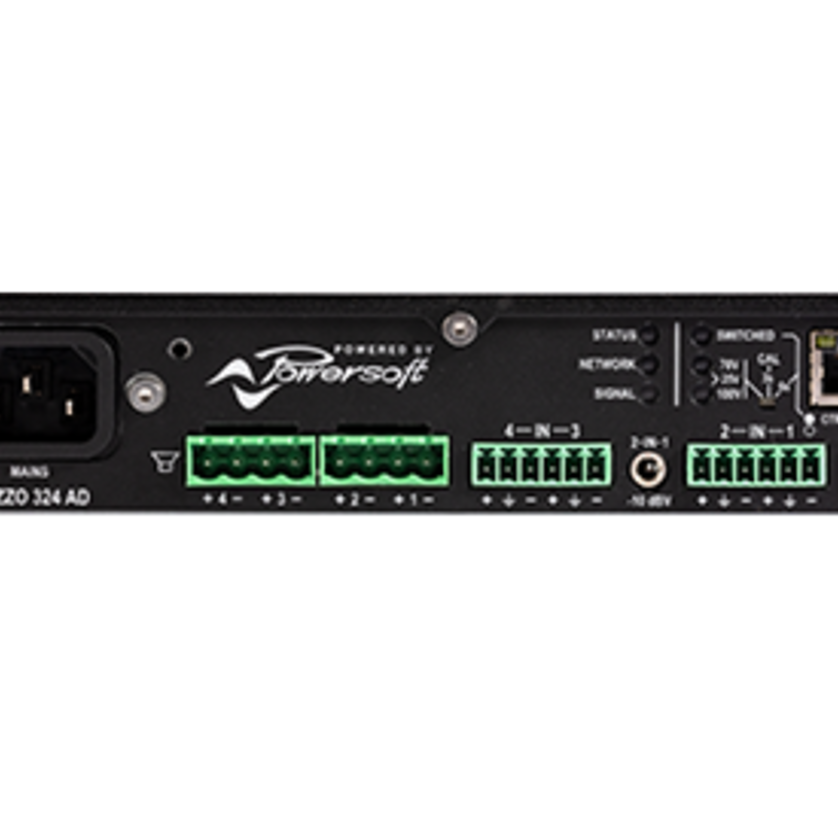 PowerSoft Powersoft Mezzo 324 AD 4-kanaals DSP Dante versterker