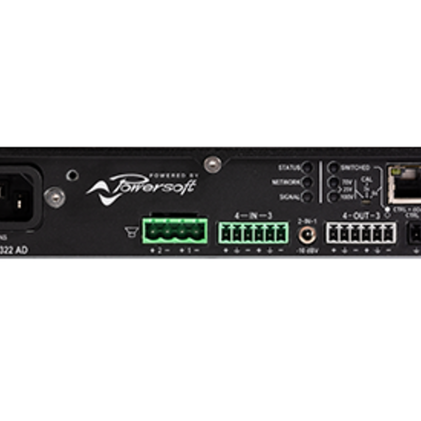 PowerSoft Powersoft Mezzo 322 AD 2-kanaals DSP Dante versterker