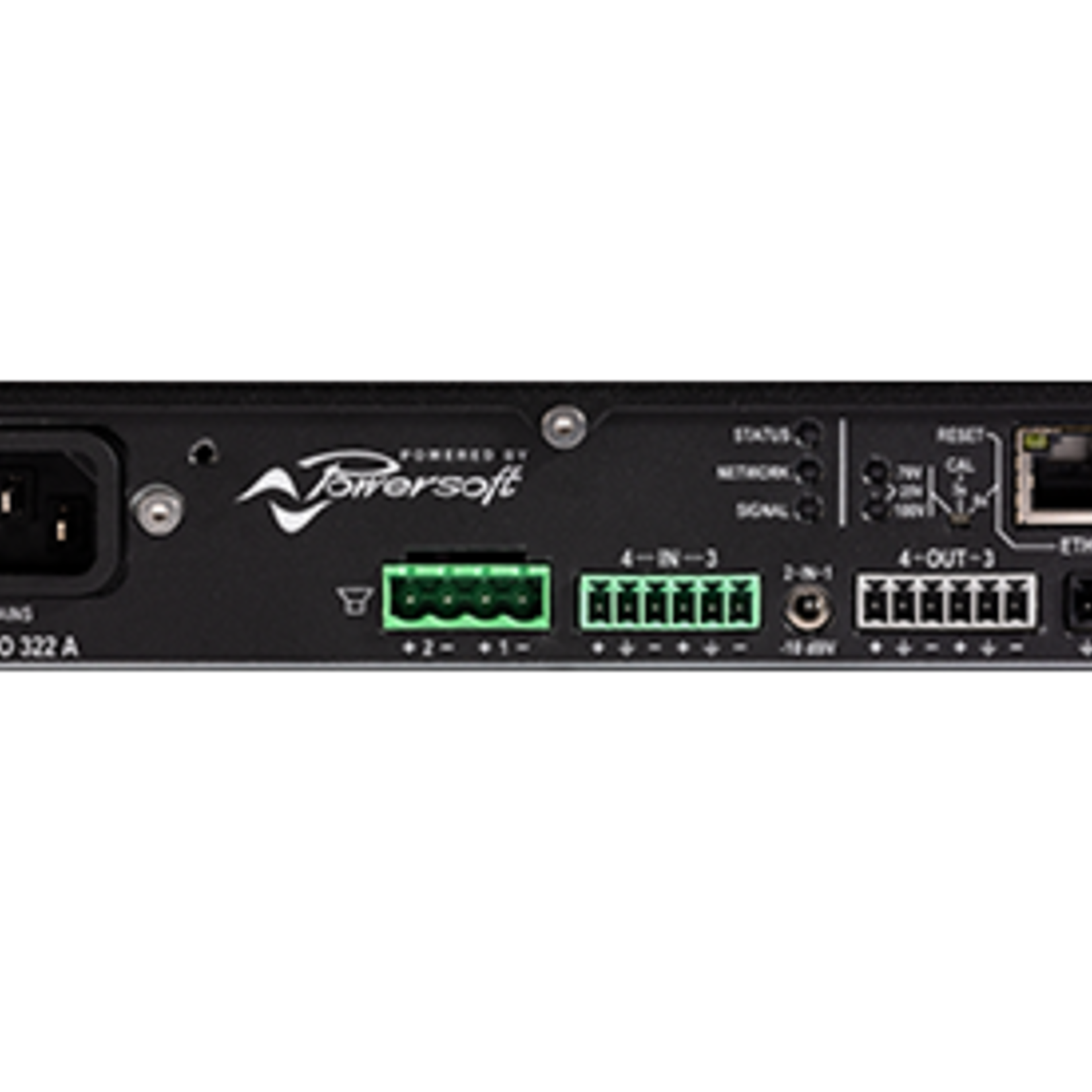 PowerSoft Powersoft Mezzo 322 A 2-kanaals DSP versterker