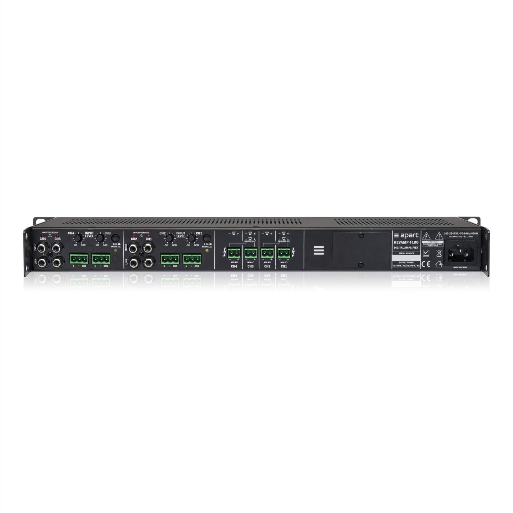 BIAMP REVAMP4100 Installatieversterker