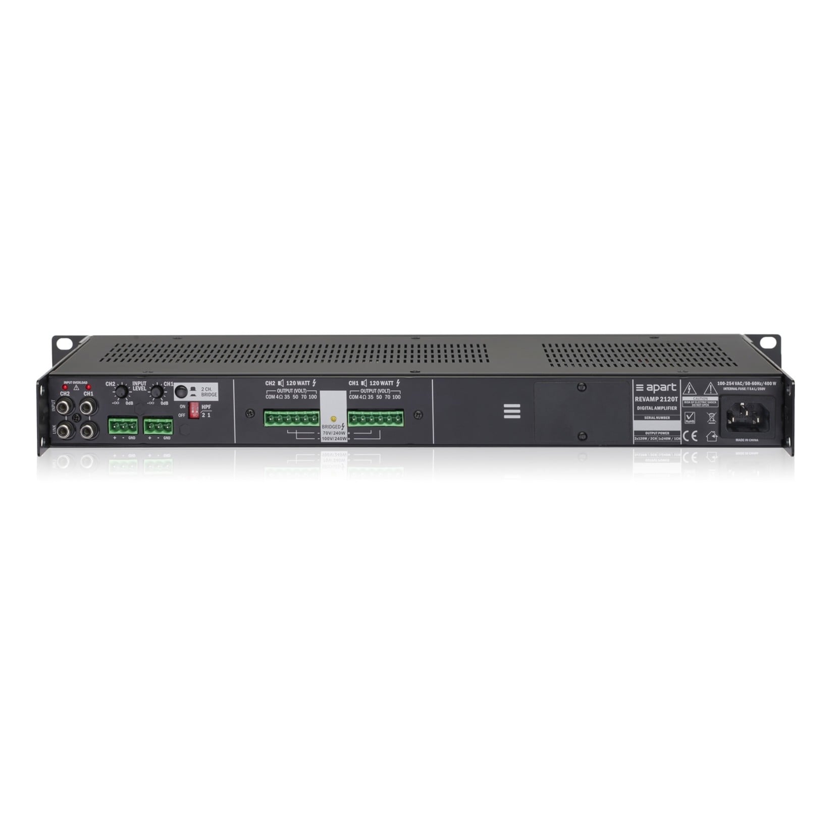 BIAMP REVAMP2120T Installatieversterker