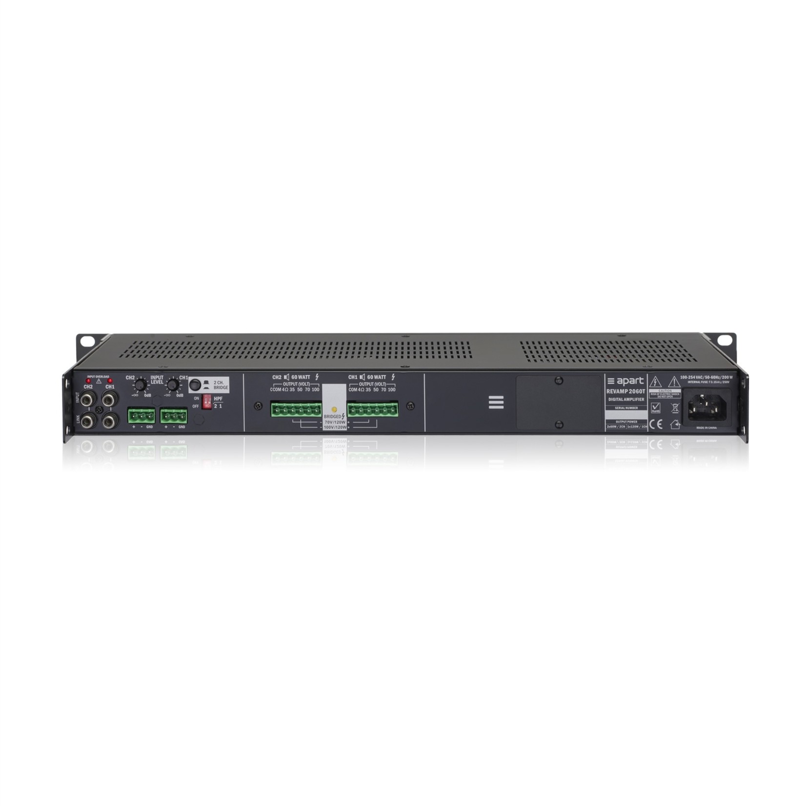 BIAMP REVAMP2060T Installatieversterker